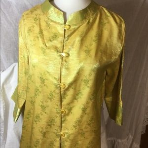 Silk Top Yellow size M